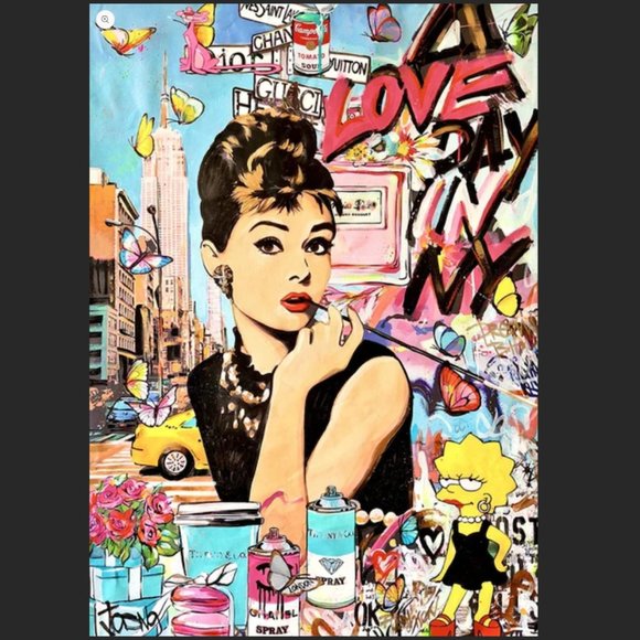 “Luxury Love” Luxury Designer Pop Art - 11 x 14 (PAXX025)